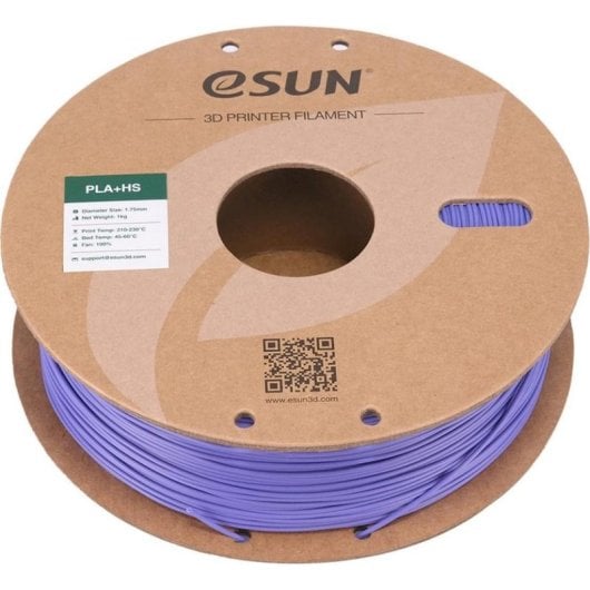 Filament PLA eSUN PLA+HS175O-VP1P1 Violet 1,75 mm Haute Vitesse Haute Qualité