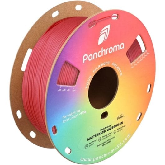 Filamento PLA opaco Polymaker Panchroma Red da 1,75 mm, stampa facile