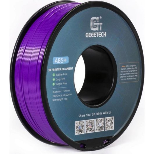 Filament ABS GEEETECH 700-001-1548 Violett 1,75 mm Hitzebeständig Einfaches Postprocessing