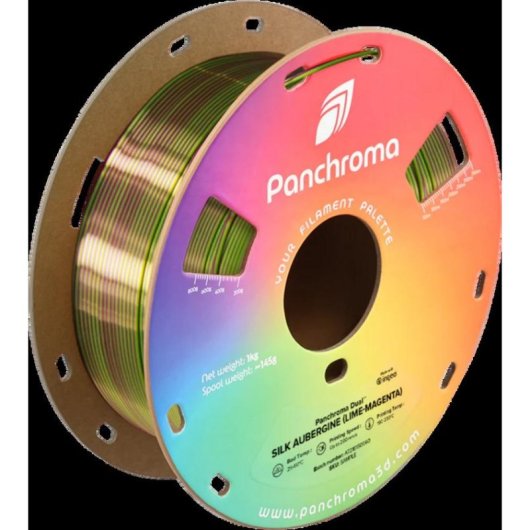 Filamento PLA Polymaker Panchroma Dual Silk Multicolore 1,75 mm Facile Stampa