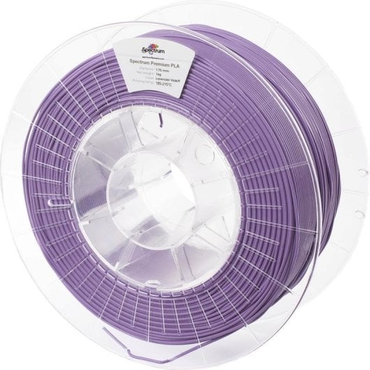 Filamento PLA Spectrum 80007 Violeta 1,75 mm Alta Resistencia Fácil Impresión