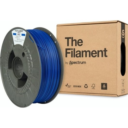 Filamento PETG The Filament TF-24019 Azul 1,75 mm Carretel Reciclado Impressão Fácil