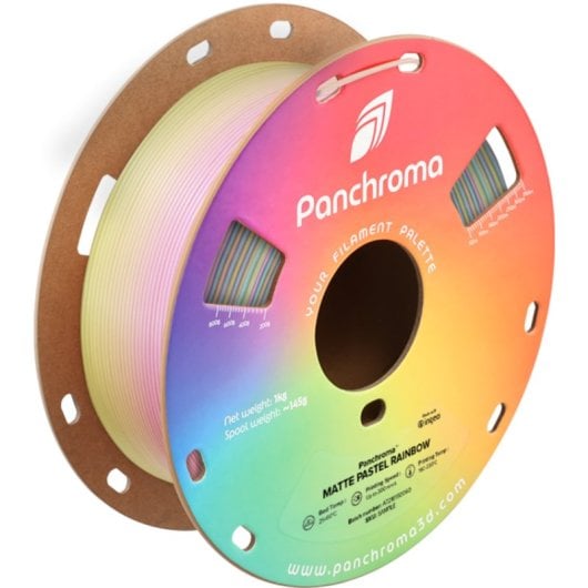 Filamento PLA Polymaker Panchroma Gradient Matte Multicolor 1,75 mm Mate Compatível AMS