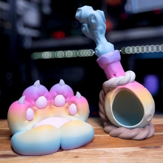 Filamento PLA Polymaker Panchroma Gradient Matte Multicolor 1,75 mm Mate Compatível AMS