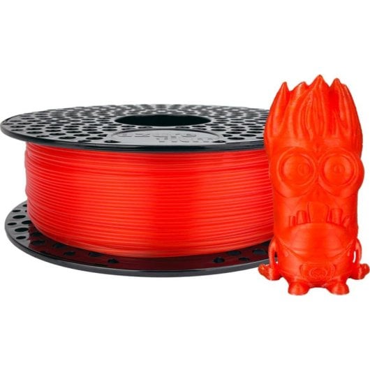 Filament PLA AzureFilm FP171-3020T Transparent Rouge 1,75 mm Haute Résistance