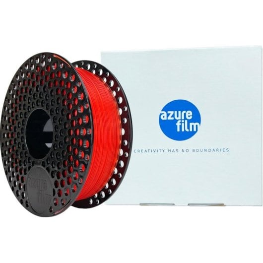 Filament PLA AzureFilm FP171-3020T Transparent Rouge 1,75 mm Haute Résistance
