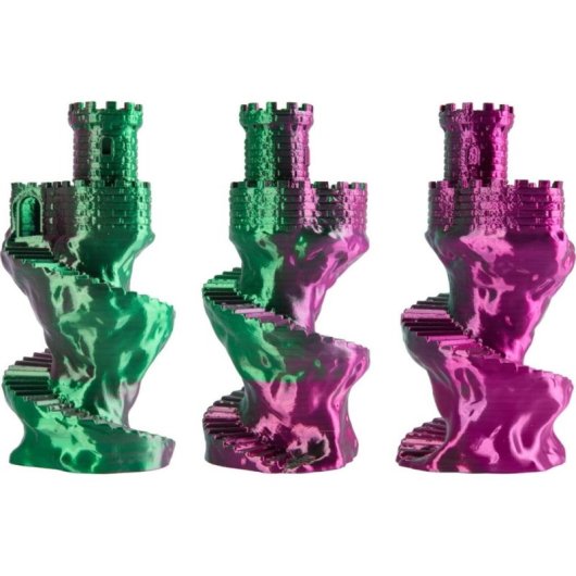 Filamento PLA Spectrum 81407 Magic Silk Multicolor 1,75 mm Brillo y Degradado