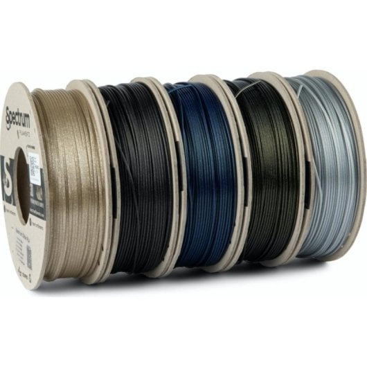 Filamento PLA Spectrum 80753 Glitter Multicor 1,75 mm Bobina Cartão Ecológica