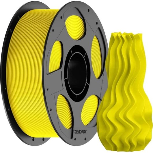 Filamento PLA Anycubic Basic Giallo 1,75 mm Stampa Facile Bobinato Pulito