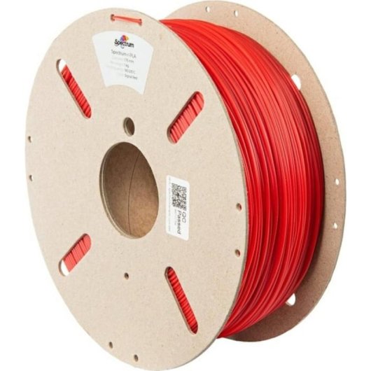 Filamento r-PLA Spectrum 80557 Rosso 1,75 mm Riciclato Eco-Stabile