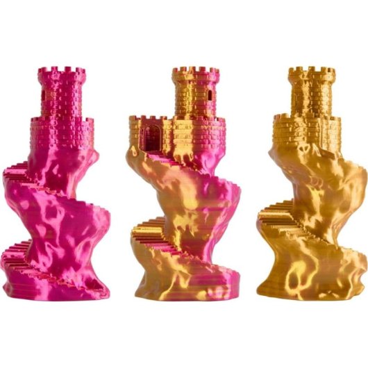 Filamento PLA Spectrum 81411 Magic Silk Multicolor 1,75 mm Degradé Sedoso Fácil Impressão