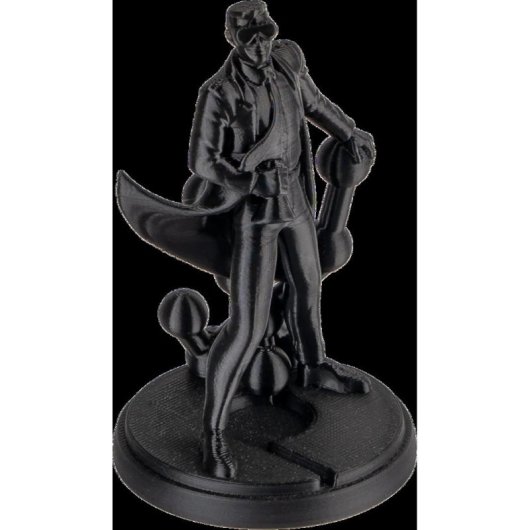 Filament PLA Polymaker Panchroma Silk Schwarz 1,75 mm Seidenglanz Leichte Verarbeitung