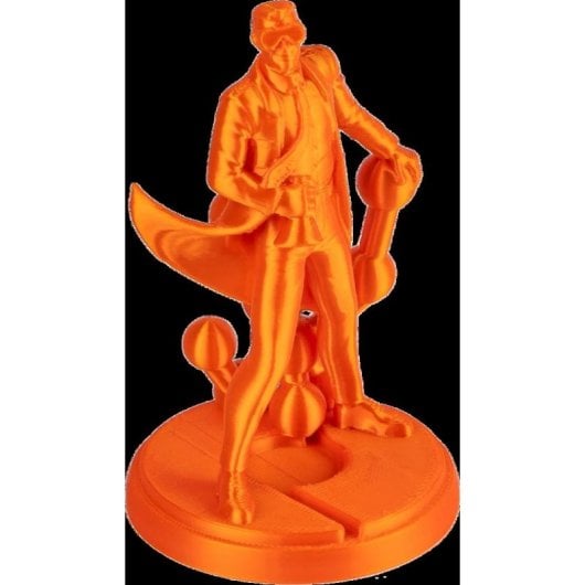 Filamento PLA Polymaker Panchroma Silk Naranja 1,75 mm Acabado Sedoso Fácil Impresión