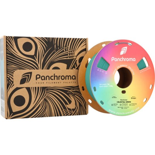 Filamento PLA Polymaker Panchroma Celestial Verde 1,75 mm Brillo Pastel Translúcido