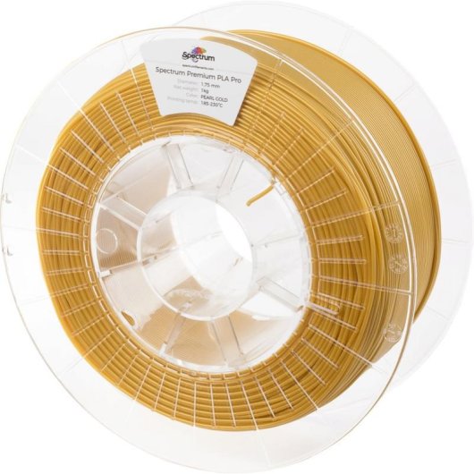 Filamento PLA Pro Spectrum 80110 Oro Latón 1,75 mm Alta Resistencia