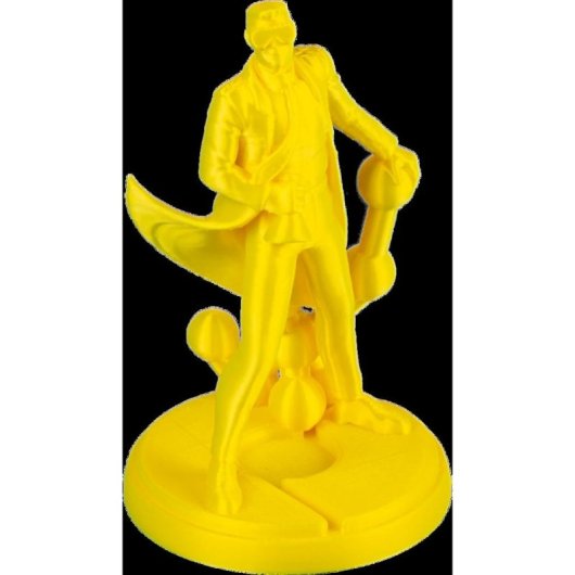 Filamento PLA Polymaker Panchroma Silk Amarillo 1,75 mm Brillo Sedoso Fácil Impresión