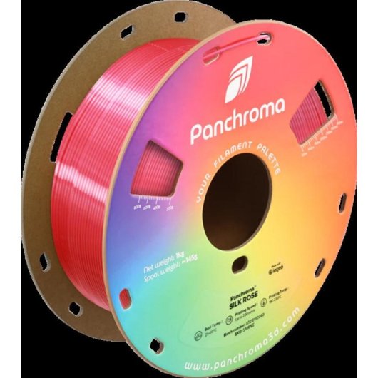 Filamento PLA Polymaker Panchroma Silk Rosa 1,75 mm Brillo Sedoso Fácil Impresión