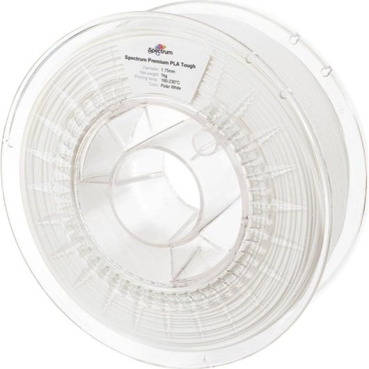 Filamento PLA Tough Spectrum 80195 Branco 1,75 mm Alta Resistência Impacto