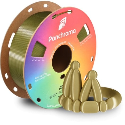 Filamento PLA Polymaker Panchroma Silk Oro Latón 1,75 mm Brillo Sedoso