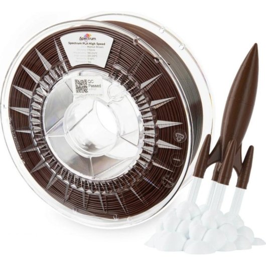Filamento PLA Spectrum 81066 Marrone 1,75 mm High Speed Compostabile
