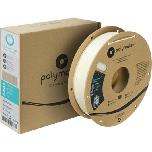 Filamento Nylon Polymaker CoPA PG05003 Natural 1,75 mm Alta Resistencia Térmica