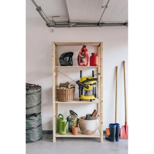 Aspirador Industrial Kärcher WD 2 Plus S V-15/4/18 1000W Seco e Húmido 15L Inox