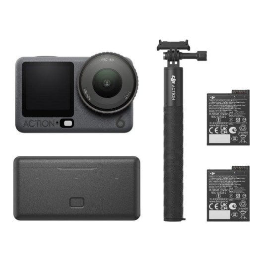 Câmara Desportiva DJI Osmo Action 6 Adventure Combo 4K UltraHD WIFI BT UltraWide Estabilização