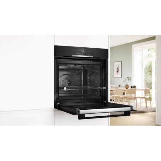 Horno elétrico Bosch HBA572EB3 71L Preto com AirFry e pirólise