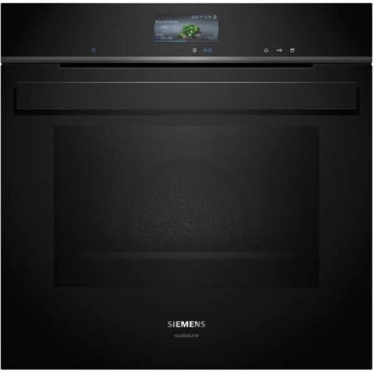 Horno eléctrico Siemens HR976GMB1 71 litros Inox y negro autolimpieza pirolítica y vapor