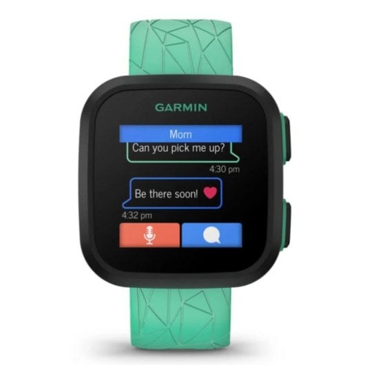 Garmin Bounce 4G LTE GPS Bluetooth 42mm LCD Noir Vert Suivi activité Micro Haut-parleur