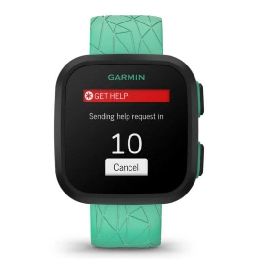 Garmin Bounce 4G LTE GPS Bluetooth 42mm LCD Noir Vert Suivi activité Micro Haut-parleur