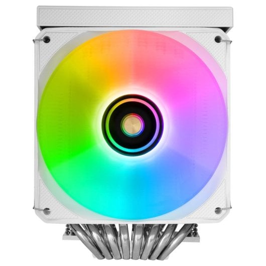 Mars Gaming MCPU-LCDPRO Disipador CPU 380W 8x Heatpipes 2x Ventiladores 120mm Pantalla LCD XL Blanco