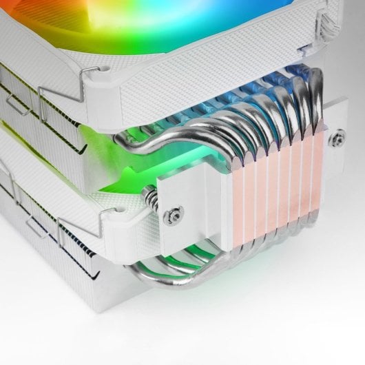 Mars Gaming MCPU-LCDPRO Disipador CPU 380W 8x Heatpipes 2x Ventiladores 120mm Pantalla LCD XL Blanco