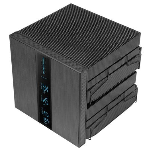 Mars Gaming MCPU-LCDPRO Disipador CPU 380W 8x Heatpipes 2x Ventiladores 120mm Pantalla LCD XL Negro