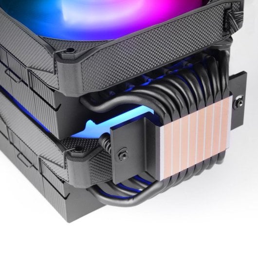 Mars Gaming MCPU-LCDPRO Disipador CPU 380W 8x Heatpipes 2x Ventiladores 120mm Pantalla LCD XL Negro