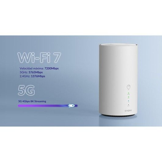 Router Strong BE7200 5G Wi-Fi 7 7,2Gbps NFC Ethernet 2,5Gbps