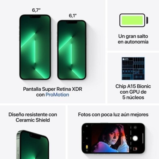 iPhone 13 Pro Replay 256GB Verde Alpino Recondicionado