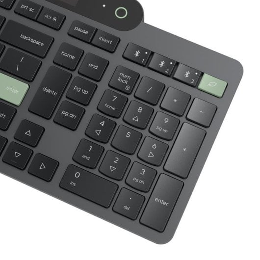 Teclado Lenovo Self-Charging Bluetooth de membrana español tamaño completo solar