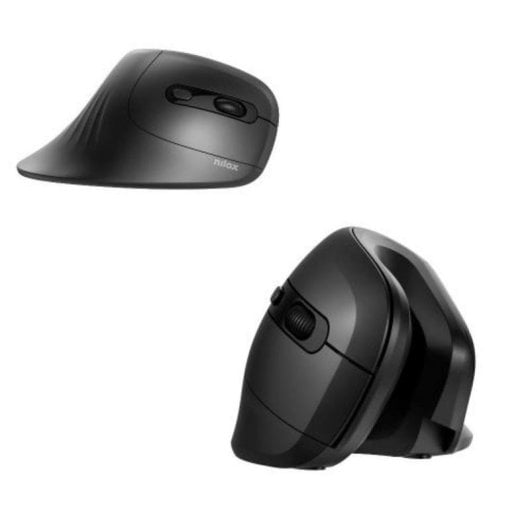 Ratón Nilox Vertical Inalámbrico 3200 DPI Negro Ergonomía Avanzada
