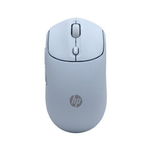 Ratón HP 400 Inalámbrico Dual Bluetooth/USB 2.4GHZ Silencioso Batería 24 Meses 6000DPI Silicona Suave Azul
