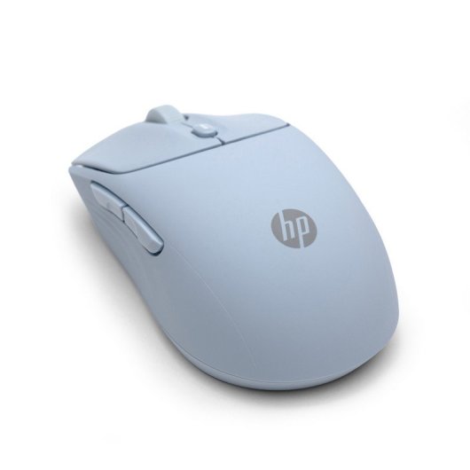 Ratón HP 400 Inalámbrico Dual Bluetooth/USB 2.4GHZ Silencioso Batería 24 Meses 6000DPI Silicona Suave Azul