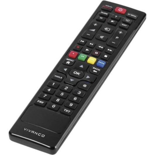 Télécommande Vivanco VVREMOTEUNI Noir Compatibilité Grundig TV IR 48 touches