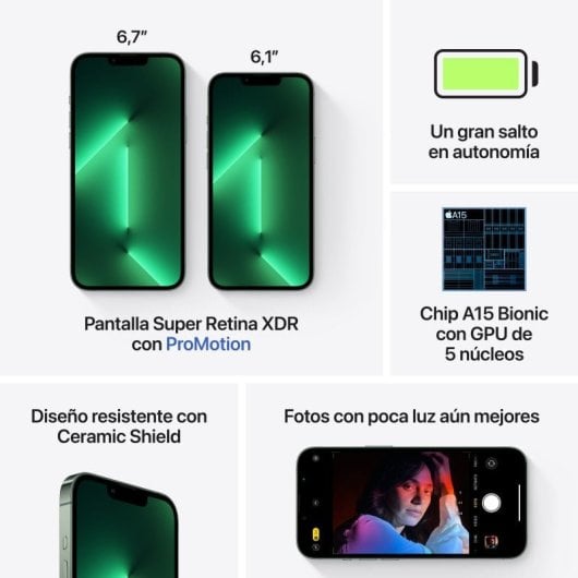 iPhone 13 Pro Max 128 Go Vert Alpin Reconditionné gratuit