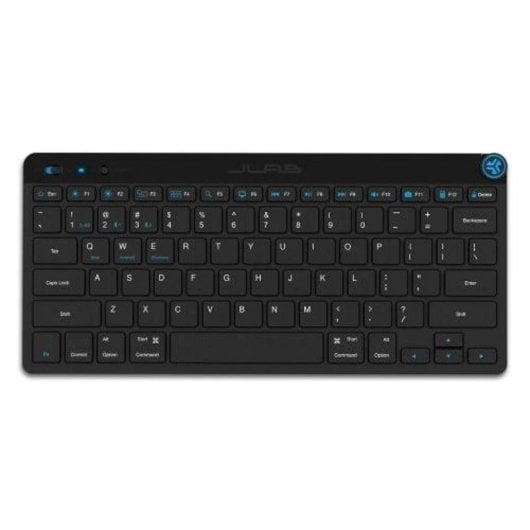 Teclado Jlab mini inalámbrico español Bluetooth con teclas multimedia y dongle USB