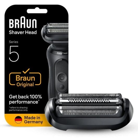 Cabeça de Barbear Braun Series 5 54 B Preto Inoxidável 1 Unidade