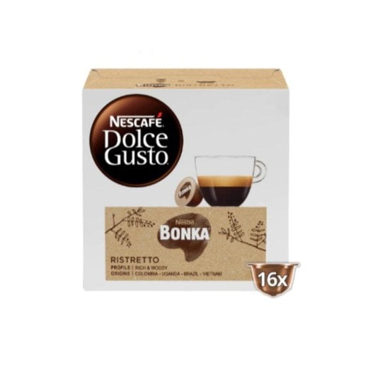 Capsule café Nescafé Dolce Gusto Ristretto Bonka 16 pièces arôme intense