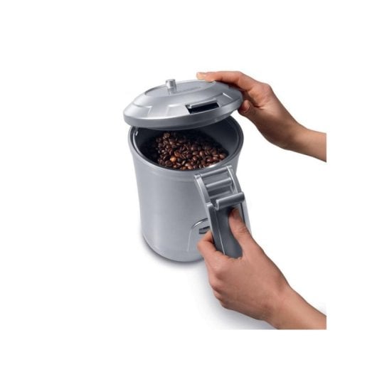 Recipiente de café DeLonghi DECC500 1,5 L hermético prateado