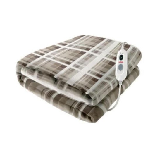 Almohadilla eléctrica Ufesa Calor Marrón 3 niveles microfibra pantalla temporizador