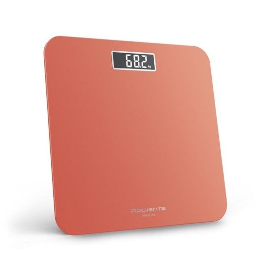 Badezimmerwaage Rowenta Premiss BS1803V0 160 kg LCD Orange gehärtetes Glas