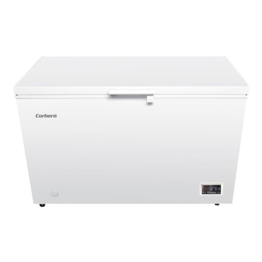 Congelador Corbero CCHH40024E 371 L Blanco rápido con ruedas y LED